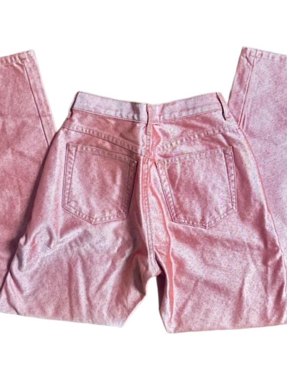 Reflect~ Vintage Pink Size 4 (26/31) Straight Wide Leg High Waisted Jeans